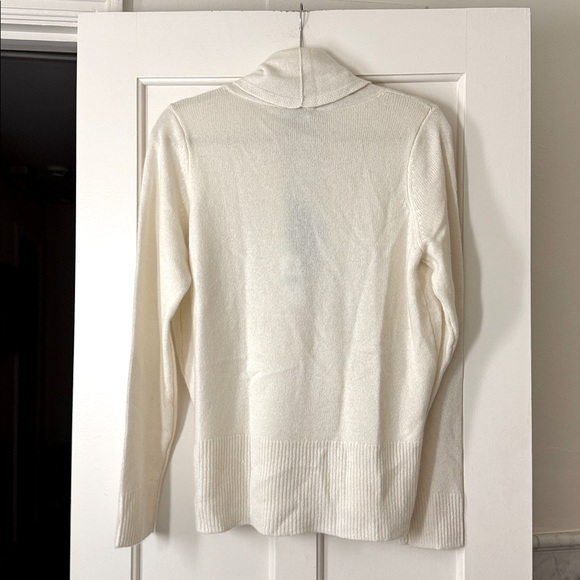 Ann Taylor Cashmere Shawl Collar Wrap Sweater 825543 - Picture 8 of 8